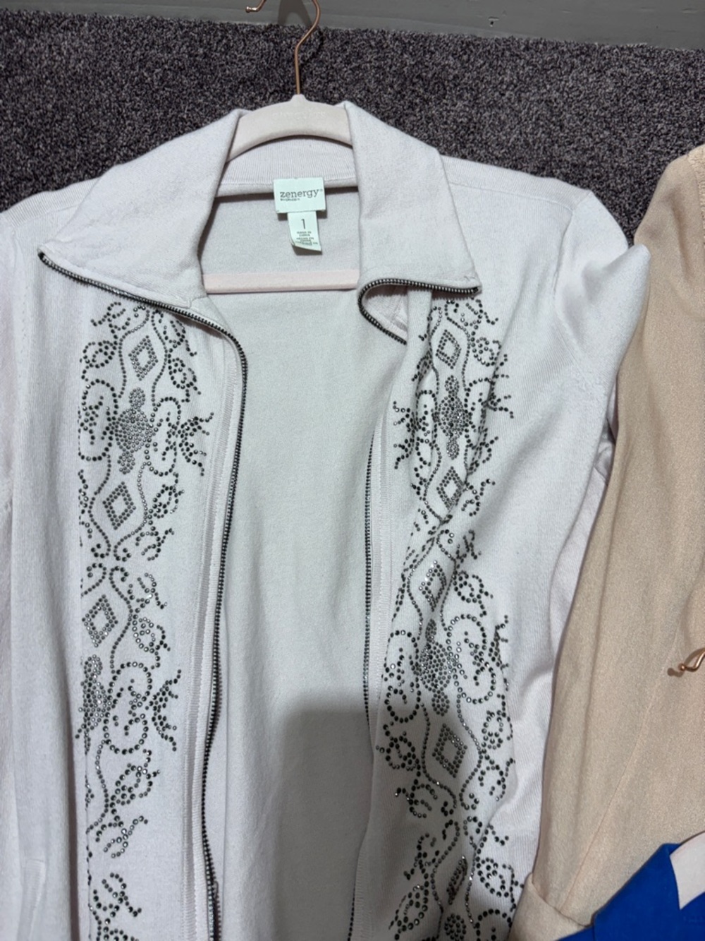 BUNDLE Chico's Blue Open Front Cardigan - Picture 3 of 4